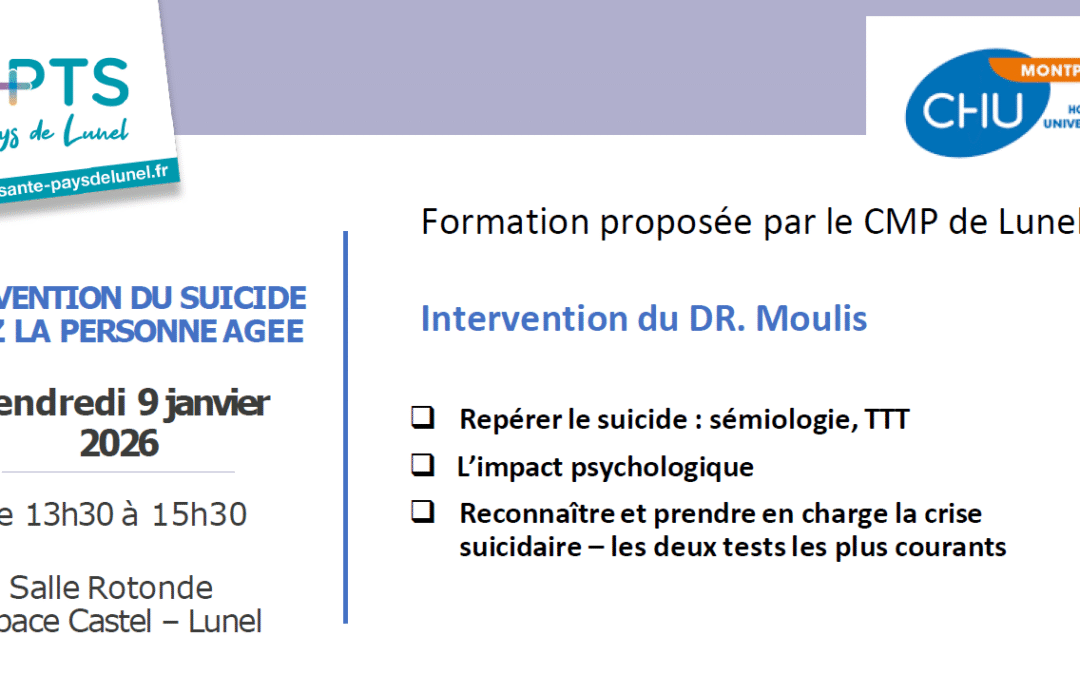 Formation Prévention du suicide chez la personne âgée
